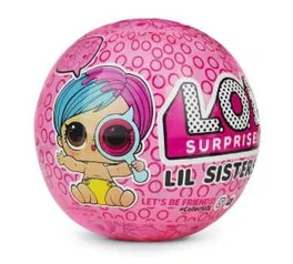 Boneca Lol 5 Surpresas Lil Sister Ball, Rosa | R$ 40