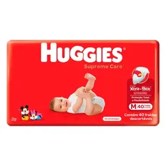 Fraldas Huggies Supreme Care M 40 u