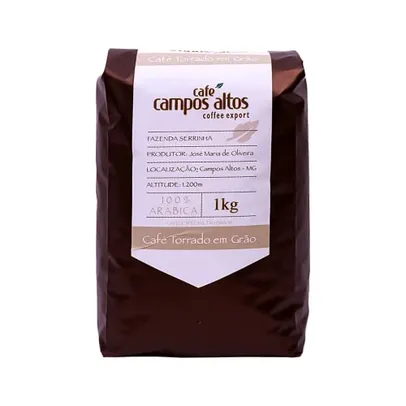 Café Especial Torrado em Grão 1 Kg - Café Campos Altos