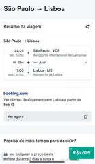 Passagem Aérea Viracopos p/ Lisboa