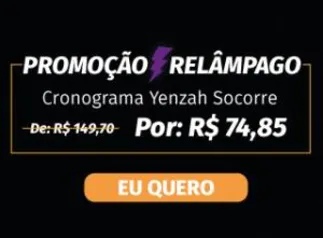 50% OFF - Cronograma Yenzah Socorre