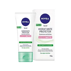 Hidratante Protetor Nivea Controle do Brilho & Oleosidade Fps30 50Ml, Nivea