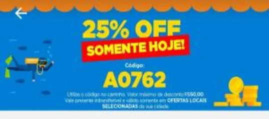 25% off Peixe Urbano