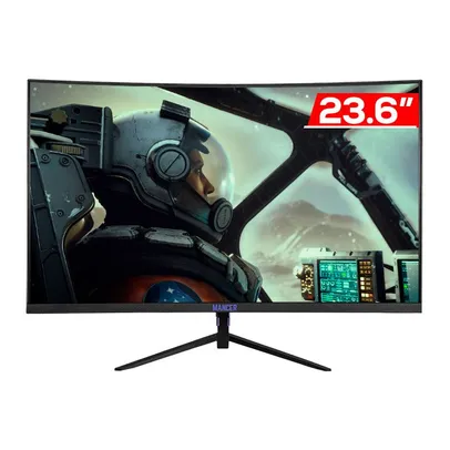 Monitor Gamer Mancer Valak Z180H, 24 Pol. VA, Curvo, FHD, 1ms, 180Hz, FreeSync e G-Sync, HDMI/DP, MCR-VKZ180H-BL01