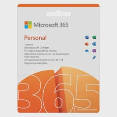 [AME Super Caç. R$62] Office 365 Personal + 1 TB de armazenamento 