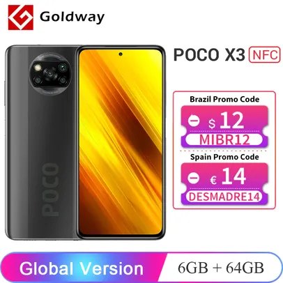 Smartphone XIAOMI POCO X3 6GB+64GB [120Hz] | R$1189