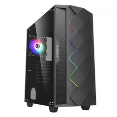 Gabinete Gamer Preto Gamemax Diamond 3601 Rgb Vidro | R$306