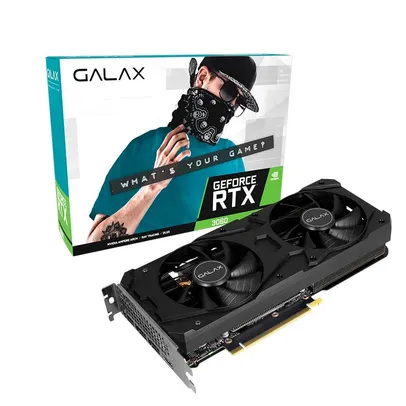 Placa de Video Galax GeForce RTX 3060 12GB GDDR6 1-Click OC 192-bit, 36NOL7MD1VOC