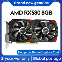 [Primeira compra] GPU RADEON RX 580 8G For GDDR5  256Bit 