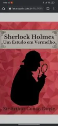 Grátis: eBook - Sherlock Holmes: Um estudo em vermelho | Pelando