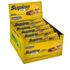 Display Barra de Frutas Supino Original Banana ao Leite -16 Unidades de 24g (384g)