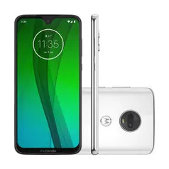 Smartphone Motorola Moto G7 64GB Polar 4G Tela 6,24" Câmera 12MP Selfie 8MP Dual Chip Android 9.0 | R$879