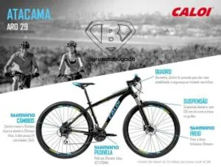 Mountain Bike Caloi Atacama - Aro 29 | R$2.137