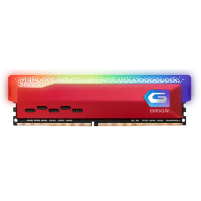 Memória DDR4 Geil Orion RGB, Edição AMD, 16GB, 3000MHz, Red, GAOSR416GB3000C16ASC