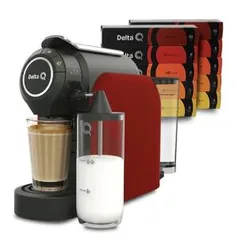 Cafeteira Milk Qool Evolution Preta + 100 Cápsulas- Delta Q - R$161