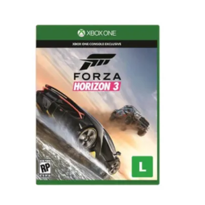 [Super Cashback] Jogo Forza Horizon 3 - Xbox One por R$100
