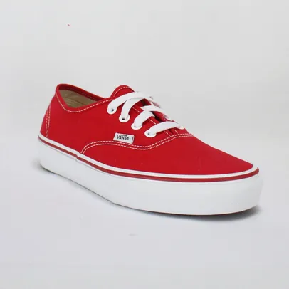 Tênis Vans Authentic Red disponível no tamanho 38 ao 44. Outros tamanhos e modelos estão na descrição.