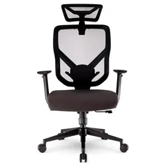 Cadeira Office DT3 Unic-R, Até 120kg, Apoio de Cabeça 3D, Cilindro de Gás Classe 4, Cinza - 13585-2