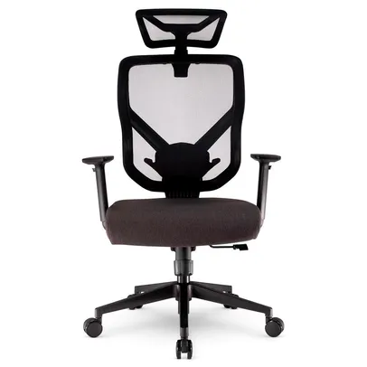 Cadeira Office DT3 Unic-R, Até 120kg, Apoio de Cabeça 3D, Cilindro de Gás Classe 4, Cinza - 13585-2