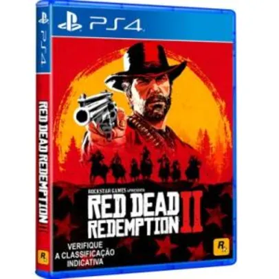 [R$ 169,90 LINK FUNCIONANDO] Jogo Red Dead Redemption 2 - PS4