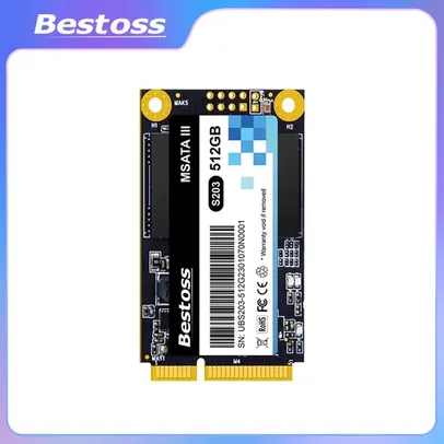 【Com Taxa】SSD MSata III Ahci 550Mbps para Notebook 512GB S20345 Bestoss