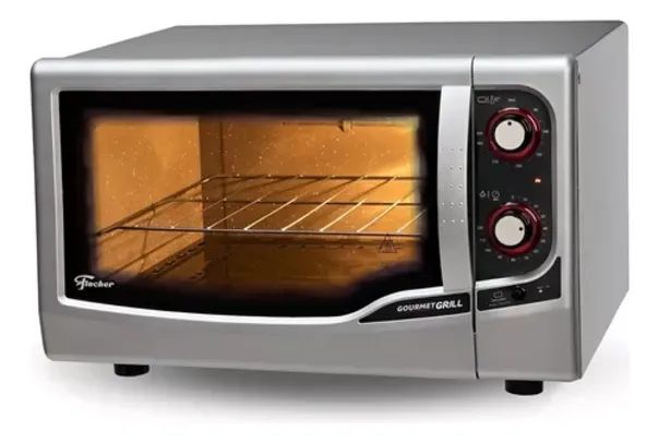 Forno de bancada elétrico Fischer Gourmet Grill 9741-79180 44L prateado 127V