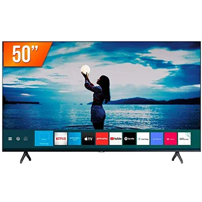 Smart TV Samsung LED 50" 4K UHD Crystal TU7020 | R$2259