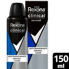 Desodorante Rexona Men Clinical Clean Aerosol Antitranspirante 96h 150ml