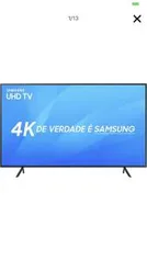 Smart TV LED 40" UHD 4K Samsung 40NU7100 com HDR Premium, Wi-Fi, Processador Quad-core (AME 1300)