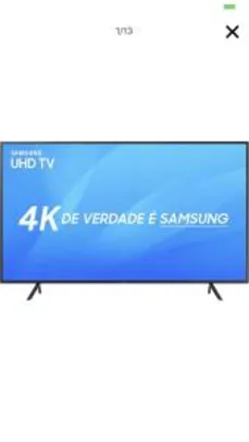 Smart TV LED 40" UHD 4K Samsung 40NU7100 com HDR Premium, Wi-Fi, Processador Quad-core (AME 1300)