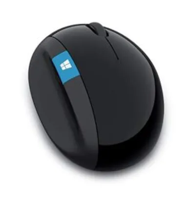 Mouse Ergonomic Sem Fio Usb Preto Microsoft - L6V00009 | R$250