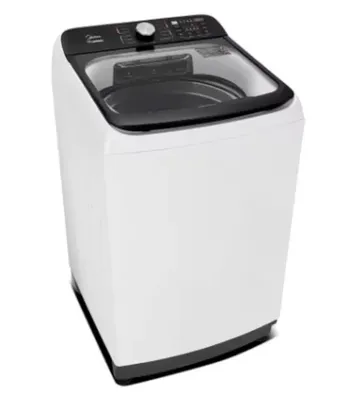 Lavadora de Roupas Midea MA512W130A com Wave Agitator, Timer Digital e Filtro de fiapos 13kg - Branca - 110V