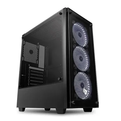 Gabinete Gamer Pichau Gaming Kazan Led Branco 3 FANS