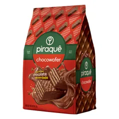 Leve 3 - Wafer recheio e cobertura chocolate chocowafer pacote 63G Piraquê