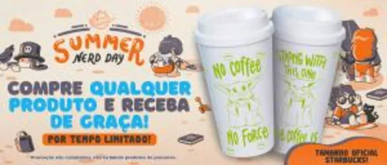 Na Compra de um Produto Ganhe um Copo de Café