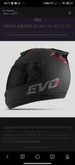 Capacete Moto Pro Tork Evolution G8 Evo Solid Viseira Fumê - Preto - R$154