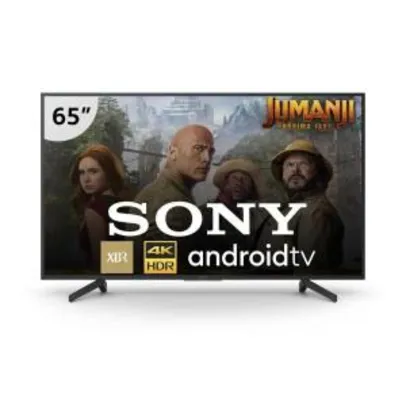 TV LED 65" Sony Smart TV X805G 4K | R$ 3.799