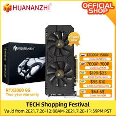 Rx 2060 6gb huananzhi | R$ 2679