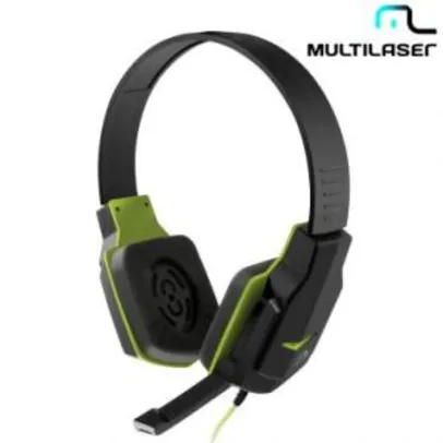 Headset Gamer Verde - Multilaser PH146​ - R$32