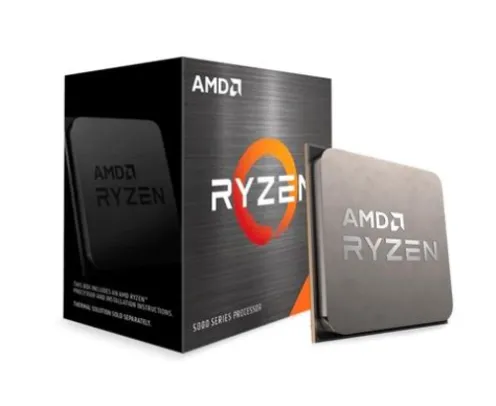 Processador AMD Ryzen 5 5600, 3.5GHz (4.4GHz Max Turbo), Cache 35MB, AM4, Sem Vídeo - 100-100000927BOX