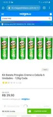 Batata Pringles Creme e Cebola kit c/6 | R$40