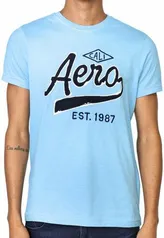 CAMISETA AEROPOSTALE BORDADA AZUL