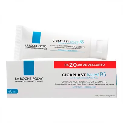 Cicaplast Baume B5 40ml Creme Reparador Promocional