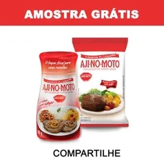 GANHE UMA AMOSTRA DE AJINOMOTO