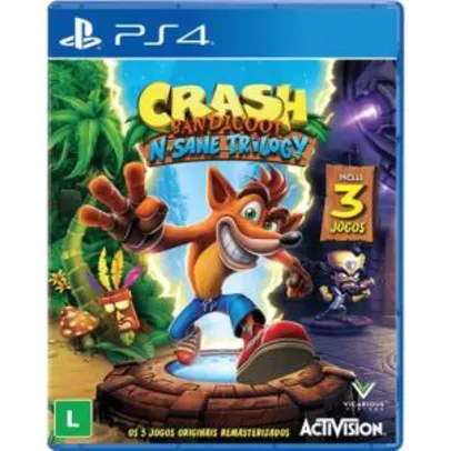 Jogo Crash Bandicoot N. Sane Trilogy - PS4 - R$ 99