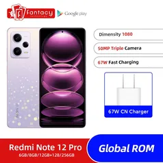 Smartphone Xiaomi Redmi Note 12 Pro 5g 6GB 128GB | Versão Chinesa