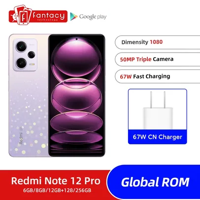 Smartphone Xiaomi Redmi Note 12 Pro 5g 6GB 128GB | Versão Chinesa