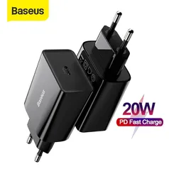 Carregador Baseus 20w Usb Tipo C