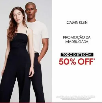 Site Calvin Klein com 50% de desconto