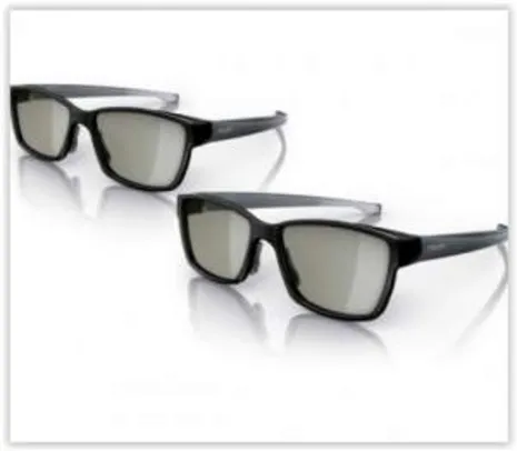 Saindo por R$ 1: [Americanas] 2 Óculos 3D Passivos Easy 3D - PTA417 - Philips por R$ 1 | Pelando